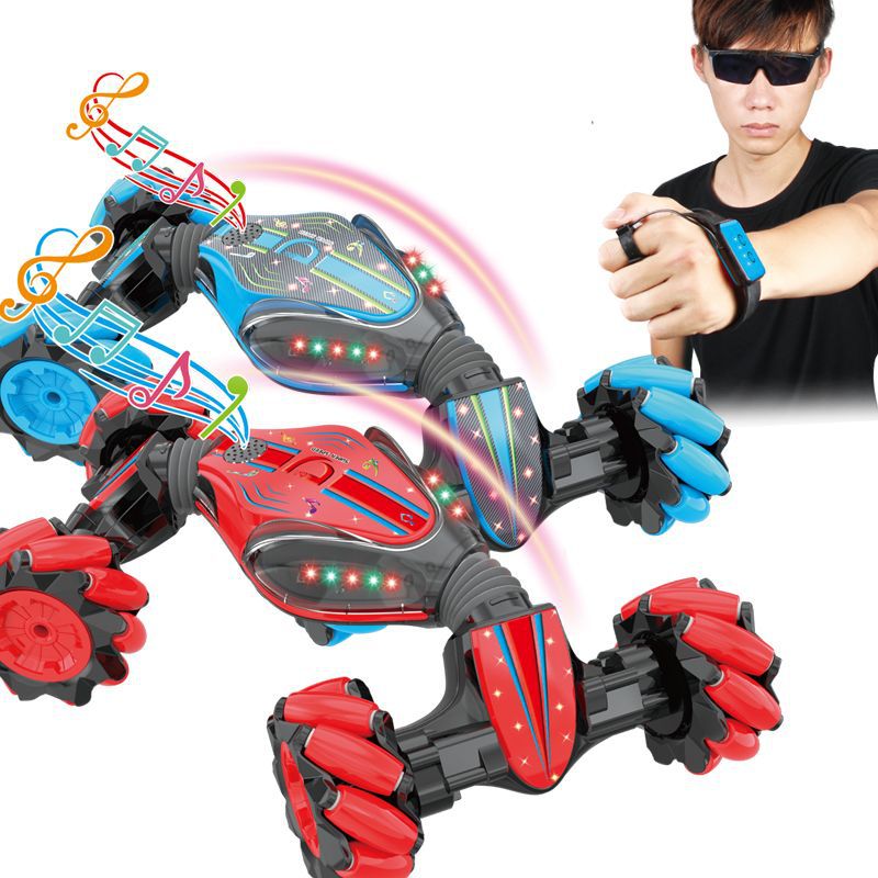 Gesture sensing remote control twisting car