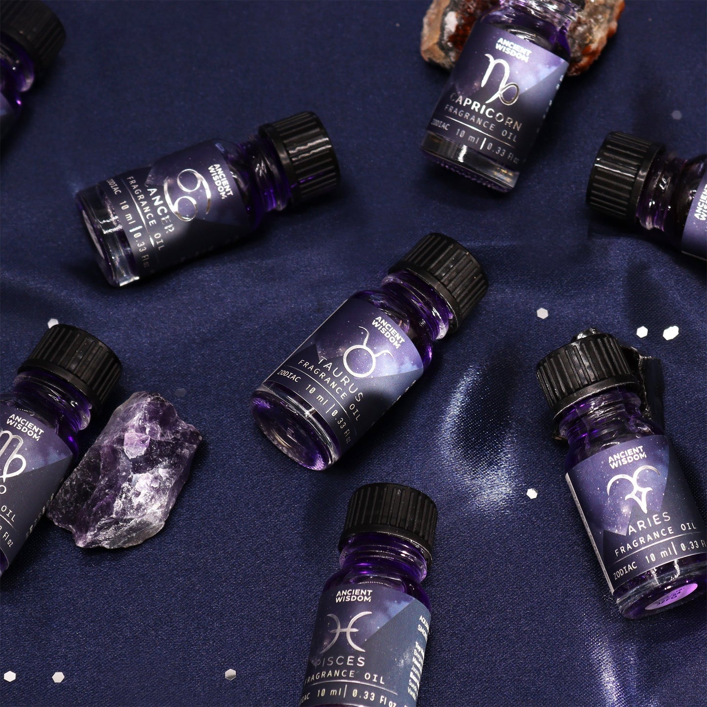 Capricorn Zodiac Fragrance Oil | Glaze Lapis Lazuli | 10ml