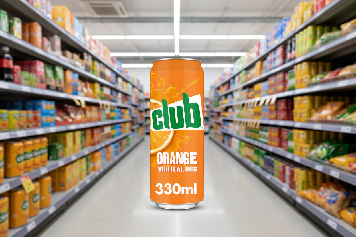 Club Orange Cans 330ml | Pack of 12