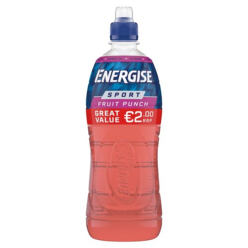 12 x Energise Sport Fruit Punch 750ml