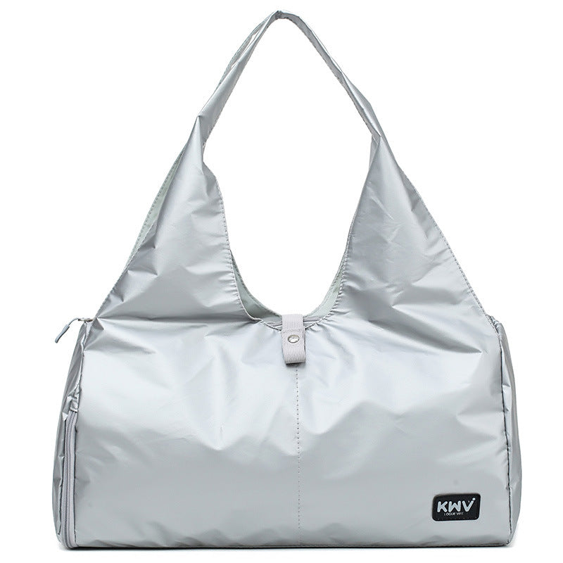 Solid color large capacity wear-resistant travel bag