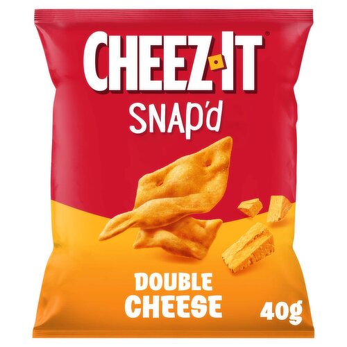 20 x Cheez-It Snap D Double Cheese Gebackene Snacks 40G