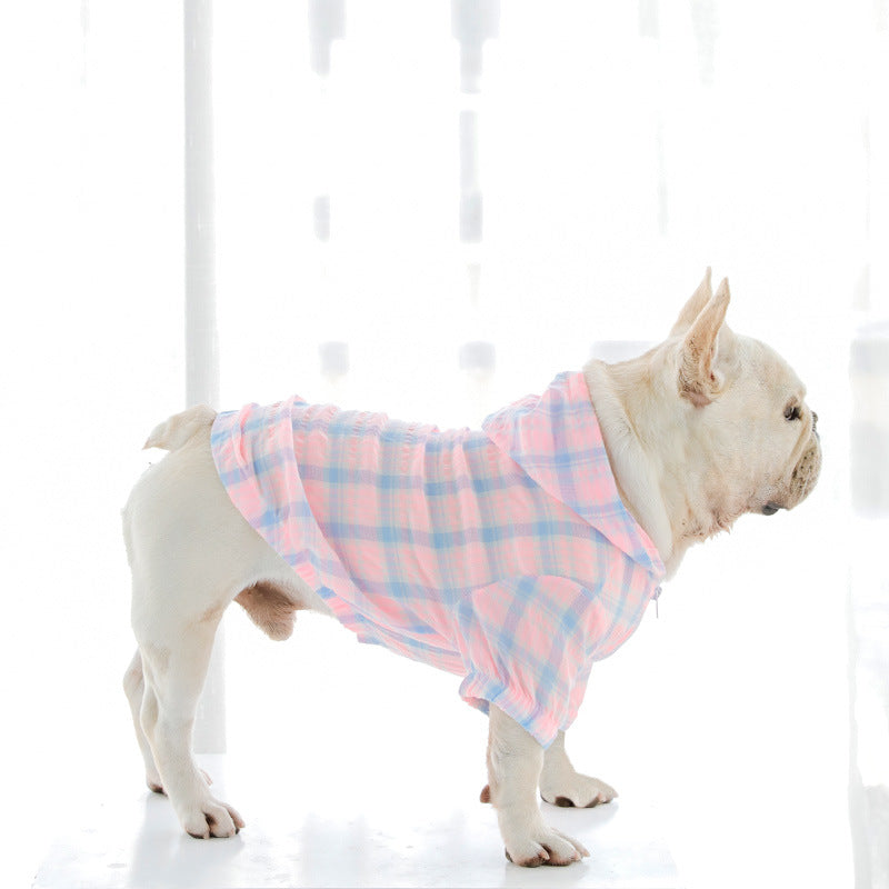 Plaid Teddy Fadou Schnauzer Clothes