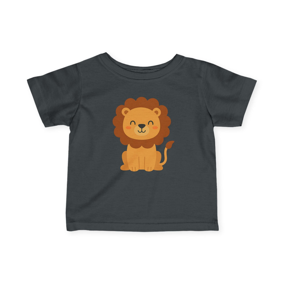Adorable Lion-Themed Infant Fine Jersey Tee, Cute Baby Shirt, Toddler Shirt, Animal Print Tee, Unique Baby Gift, Kid's Apparel