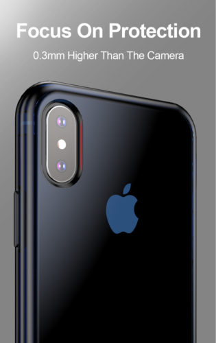 Dux Ducis Light Series Blue Case - For iPhone X