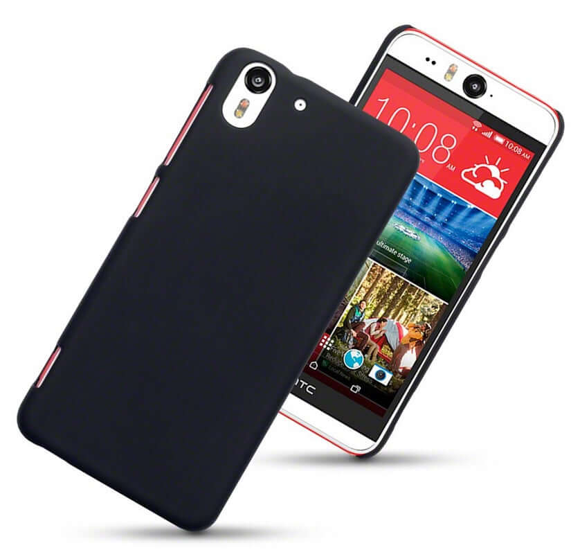 Qubits Hybrid Matte Black Case - For HTC Desire Eye