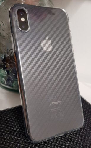 TPU Clear Case with Dust Plugs - For iPhone X