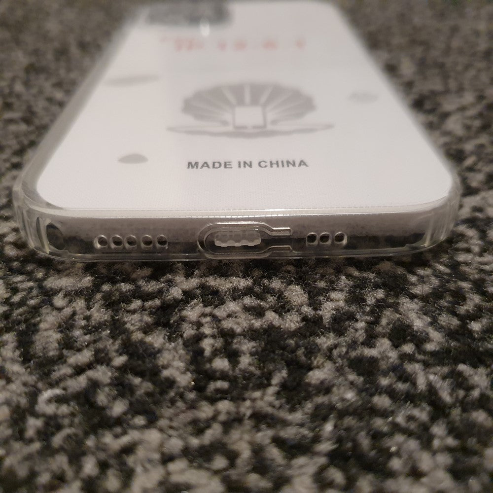 Soft TPU Clear Case with Dust Plug - For iPhone 12