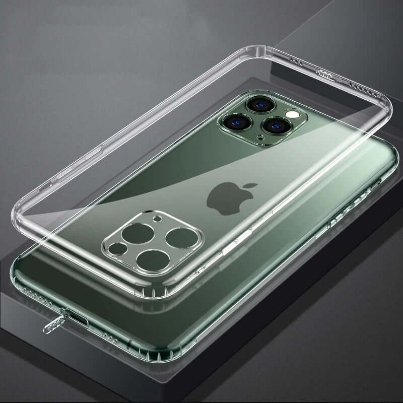 Soft TPU Clear Case with Dust Plug - For iPhone 13 Pro Max