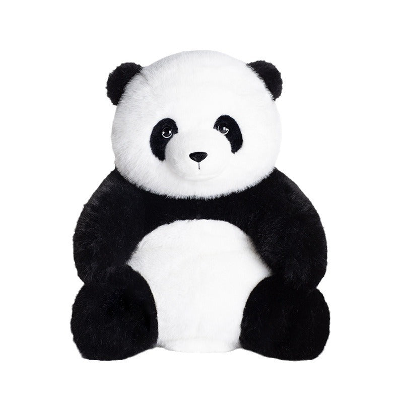 Flower-shaped Realistic Panda Doll