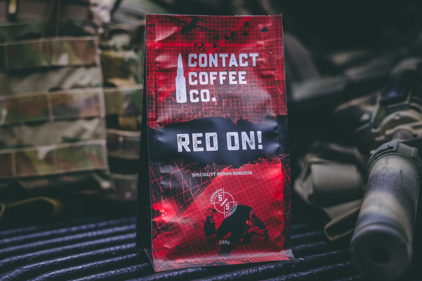 Red On! Kaffee mit hohem Koffeingehalt