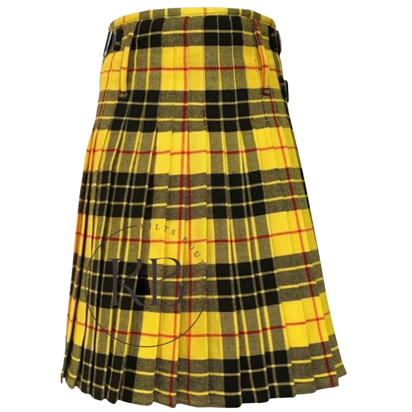 MacLeod of Lewis Tartan Kilt – 8-Yard Handmade Traditional Scottish Highland Kilt for Men