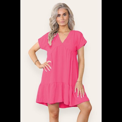 Fancy Style Tiered Smock Dress