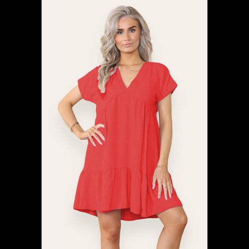 Fancy Style Tiered Smock Dress