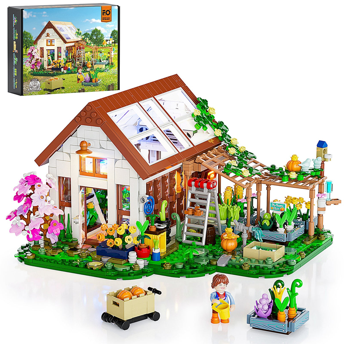 LUMIBRICKS - FUNWHOLE Gewächshaus F9059
