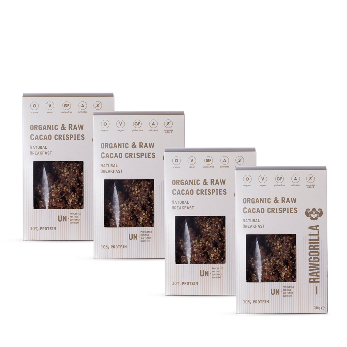Kakao-Crispies – 250 g – RAWGORILLA