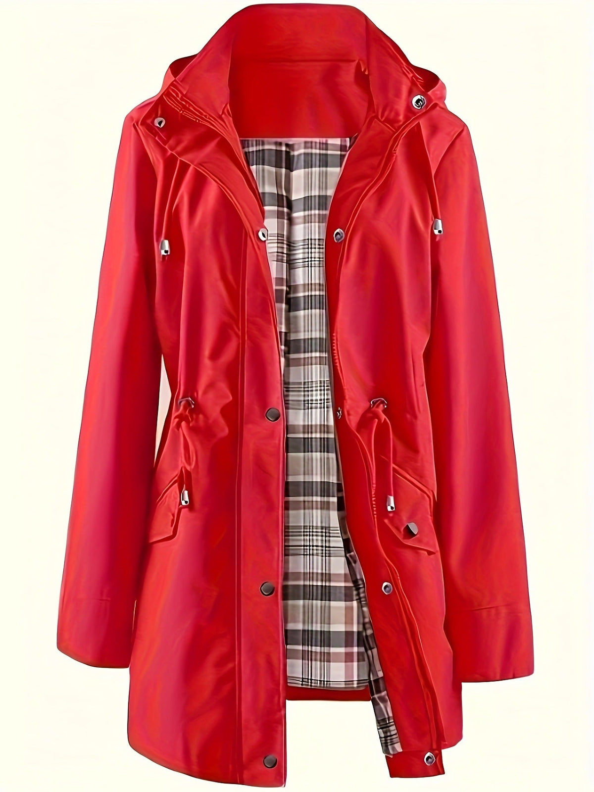 Women's Outdoor Sports Lightweight Hoodie Cinched Coat