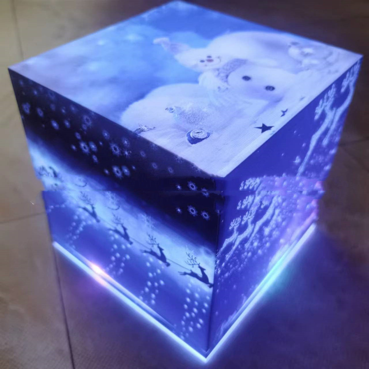 Halloween Pumpkin Ghost Atmosphere Decoration Lantern Box