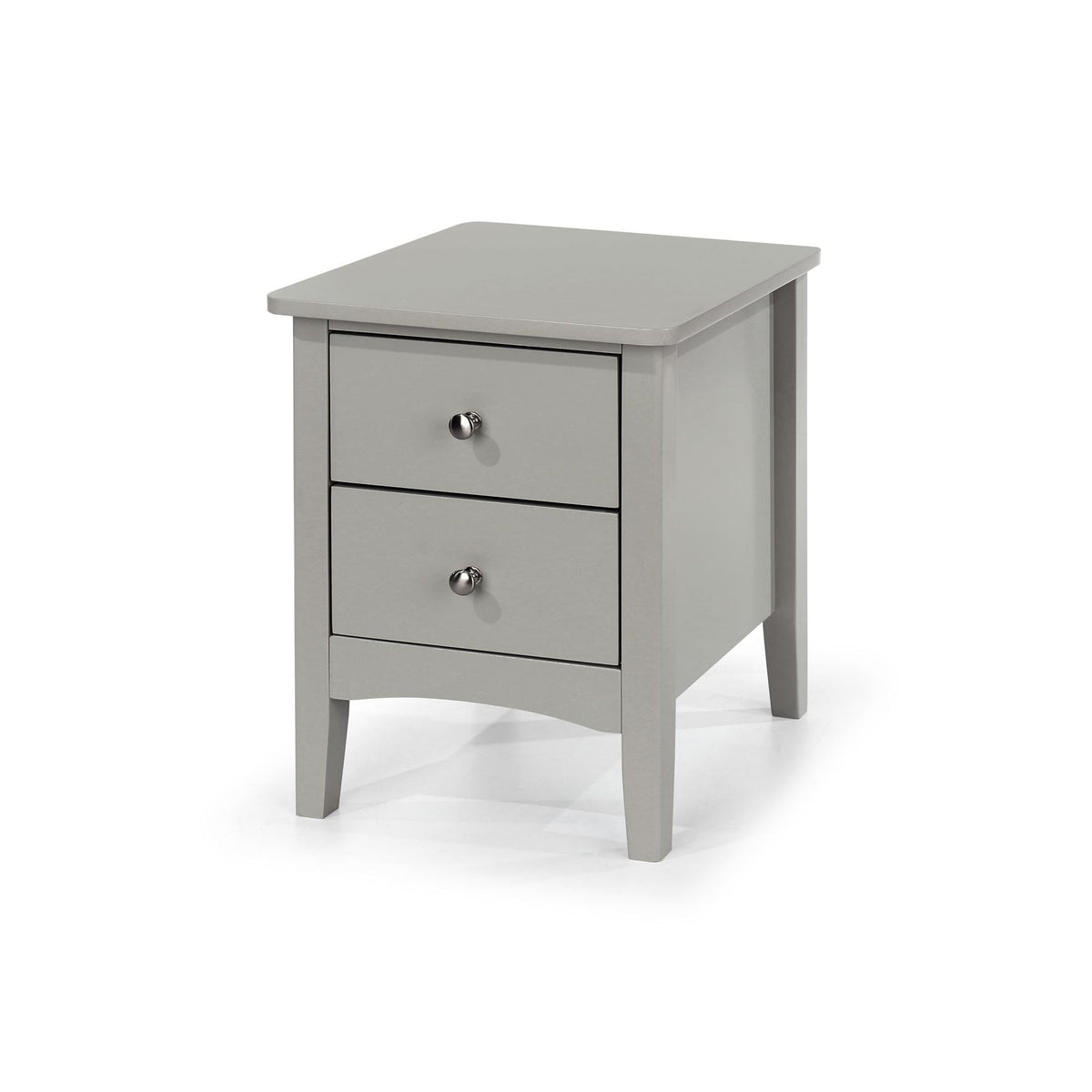 Como Grey 2 Petite Drawer Bedside Cabinet
