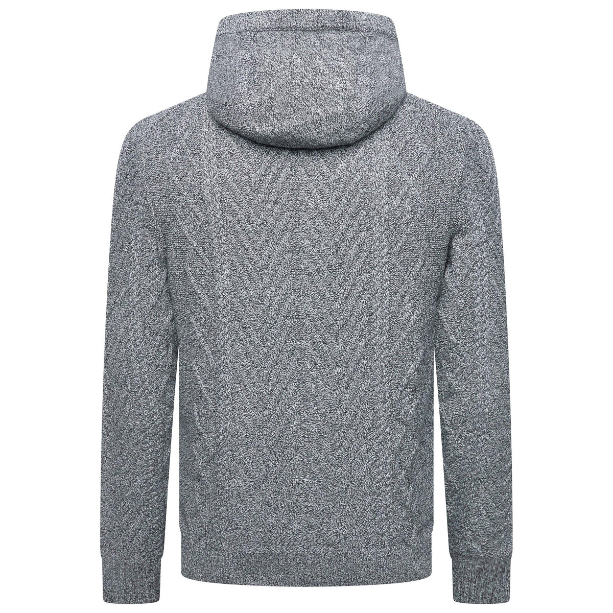 Crew Clothing Company Cable Knit Pullover Hoodie