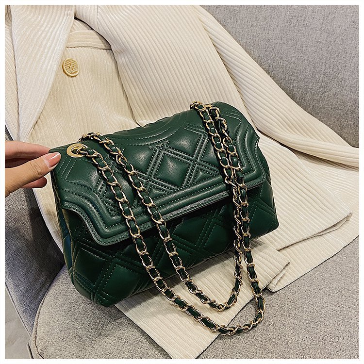 Cross-border Women's Bag Factory Direct Supply New TB Rhombus One-shoulder Crossbody Chain Women's Bag