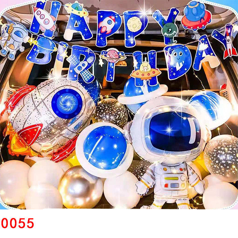Car Trunk Balloon Set Surprise Arrangement