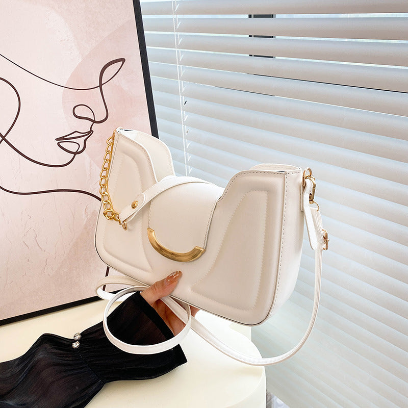 Shell-pressing Fashion Shoulder Messenger Bag
