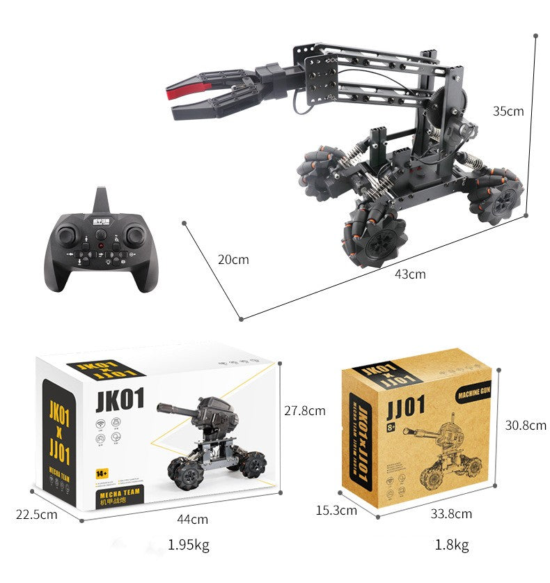 Alloy Programmed Remote Control Tank Toy Car Electric