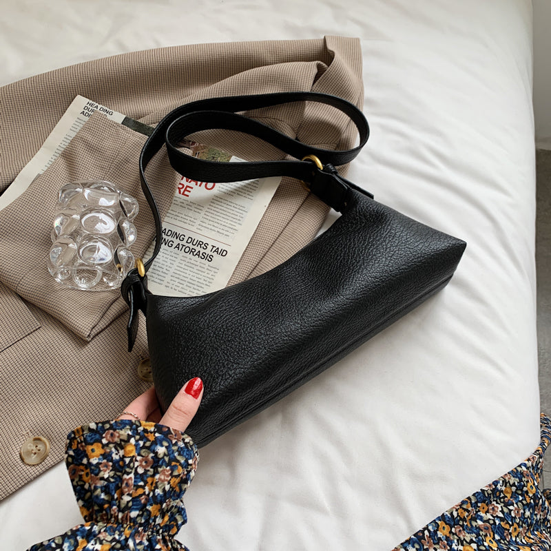Simple Solid Color One-shoulder Messenger Women's Bag