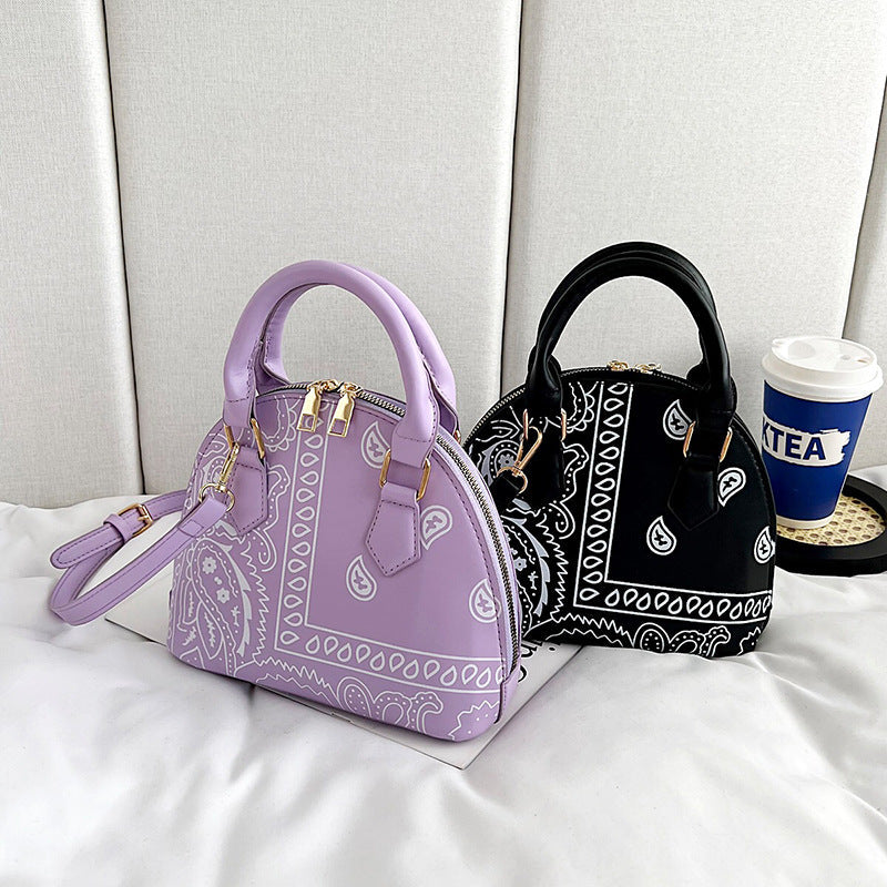 New Paisley Portable One-shoulder Crossbody Hand Carrying Shell Bag