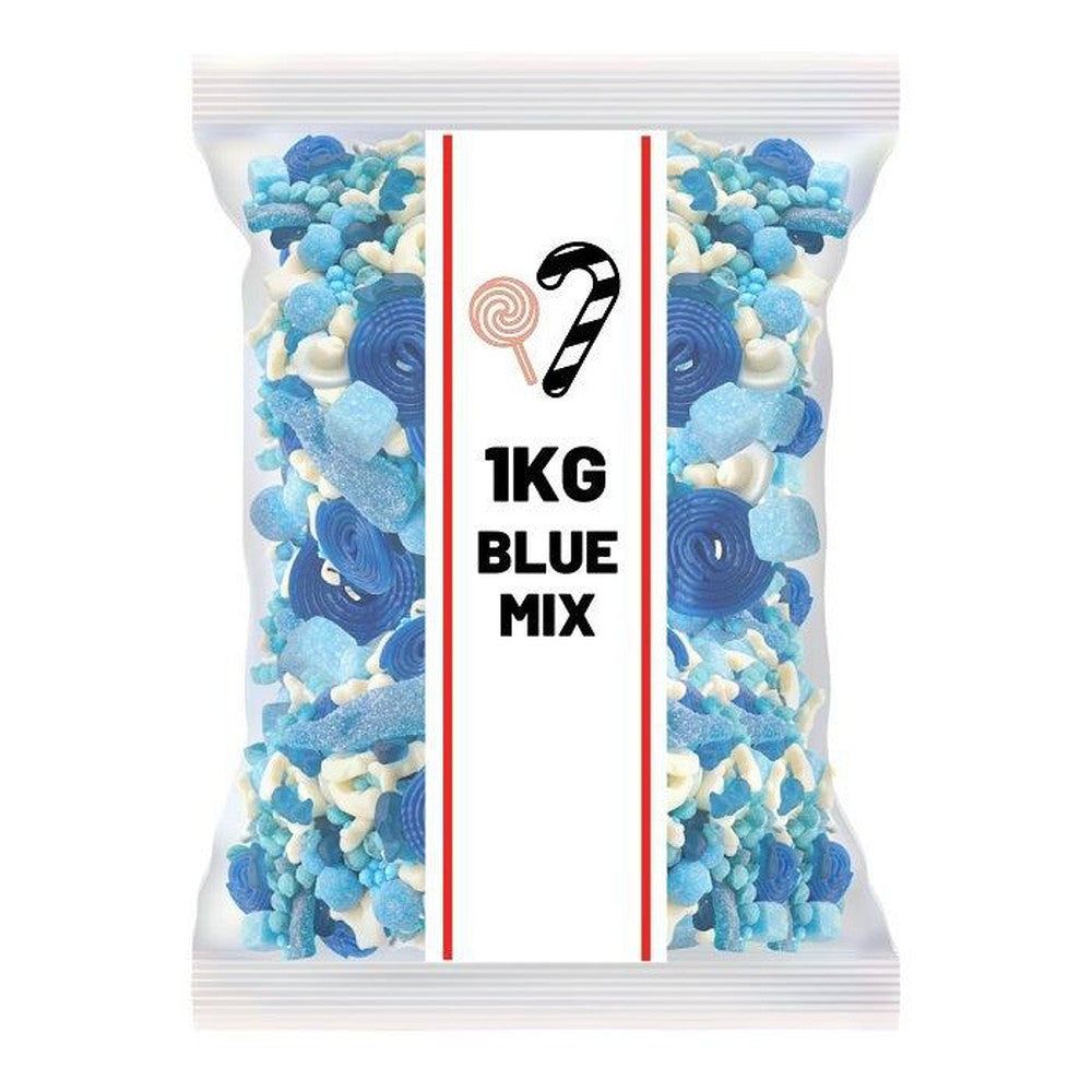 1 kg blauer Süßigkeiten-Mix