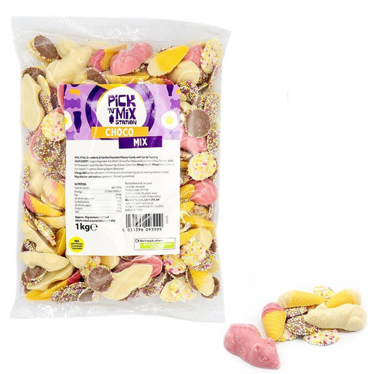 Chocolate Sweets Mix Bag 1kg | Pick n Mix Bulk Bag