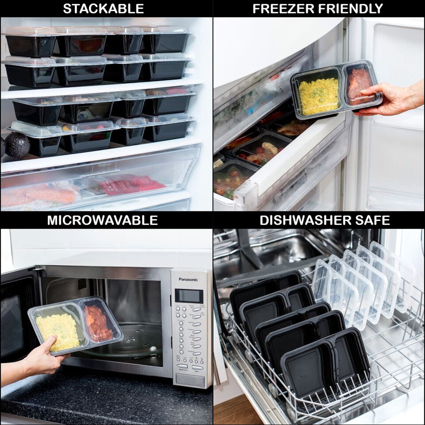 Igluu 1-Compartment Meal Prep Containers 828ml | Reusable & Stackable