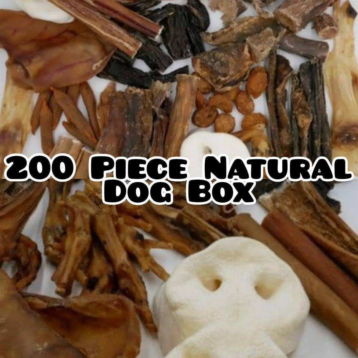 200 Pieces Super XL Treat Box | 100% Natural Dog Treats