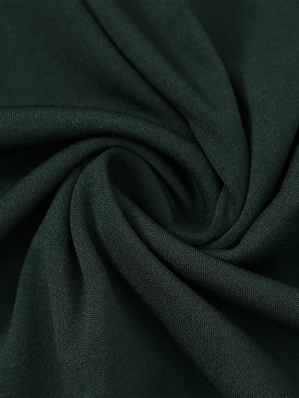 Trend V-neck Solid Color Jacquard Dress