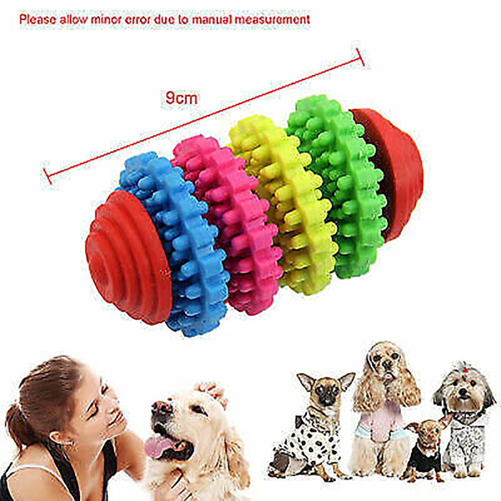 15X Tough Dog Toys Bundle Chew Rope Knot Ball Squeakers Pet Puppy Teething UK