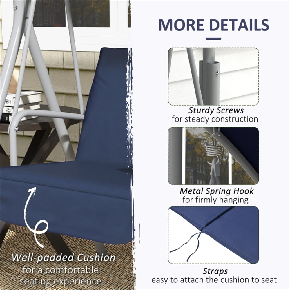 2 seats Outdoor Patio Swing Chair ( Amazon Shipping)（ Prohibited by WalMart ）