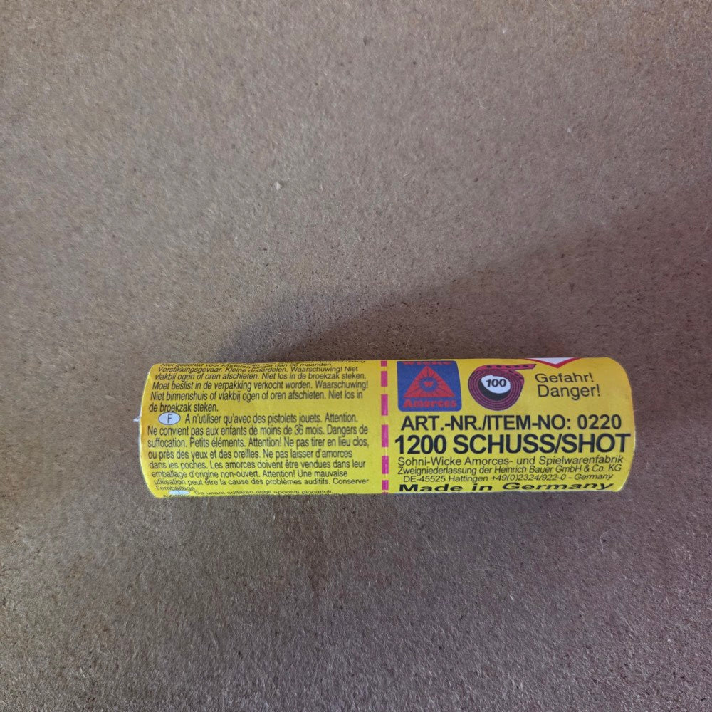 Sohni-Wicke 100 Shot Paper Roll Caps
