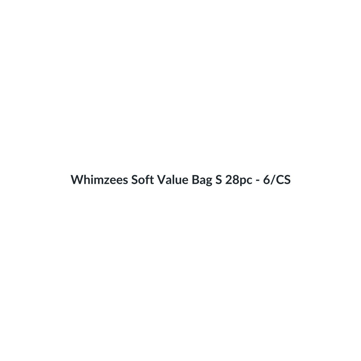 Whimzees Soft Value Bag S 28 Pieces - 6/CS - Case of 6
