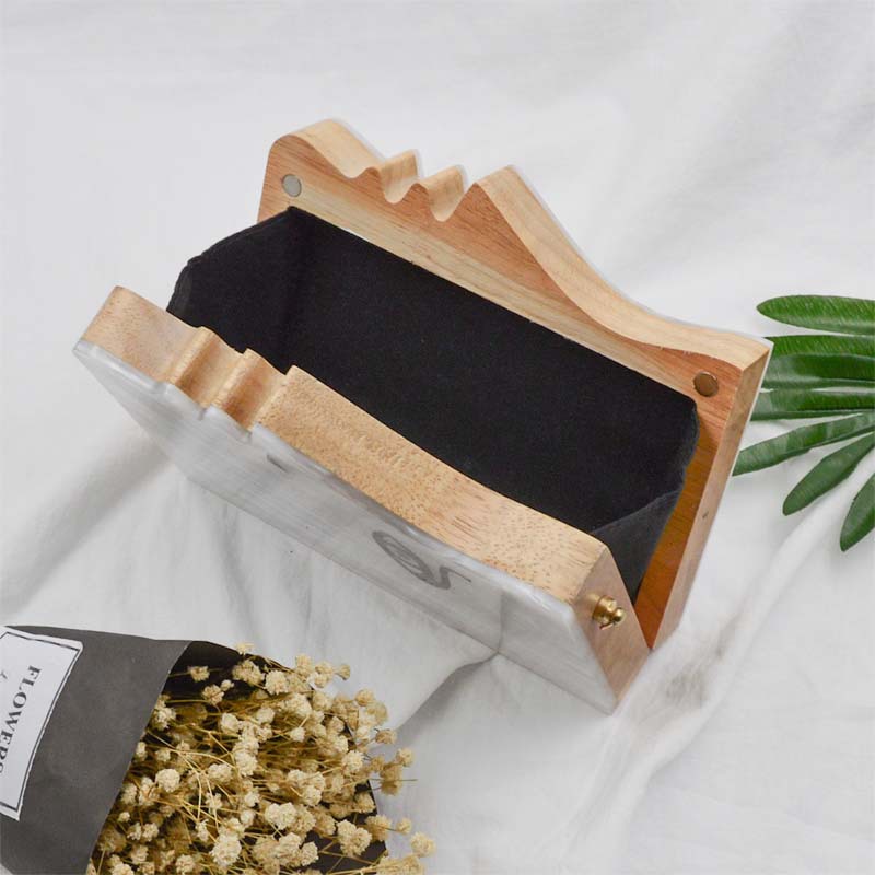 One-shoulder Diagonal Evening Bag