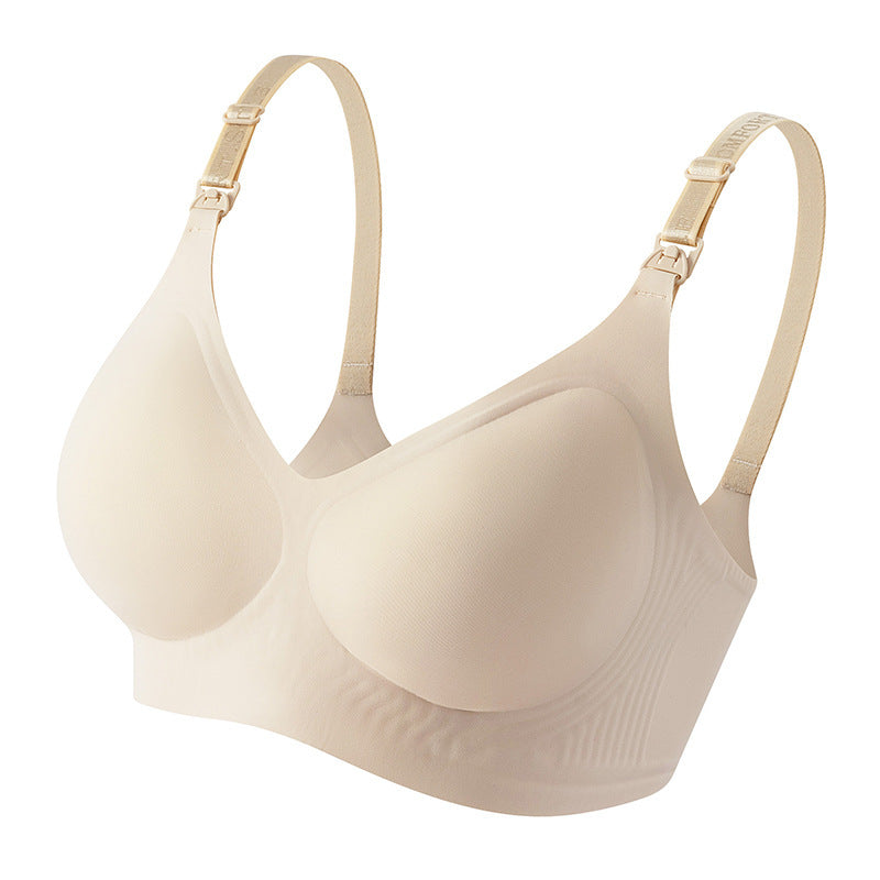Maternity Fixed-Cup Padded Bra With Soft Support