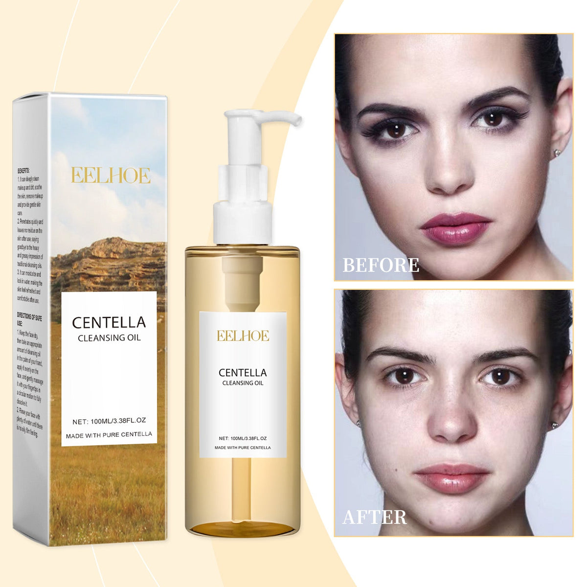 Centella Asiatica Lightweight Makeup Remover Oil