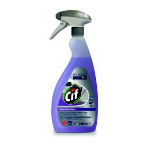 Cif Profesional Pulverizador Limpiador Y Desinfectante 2 En 1 750Ml