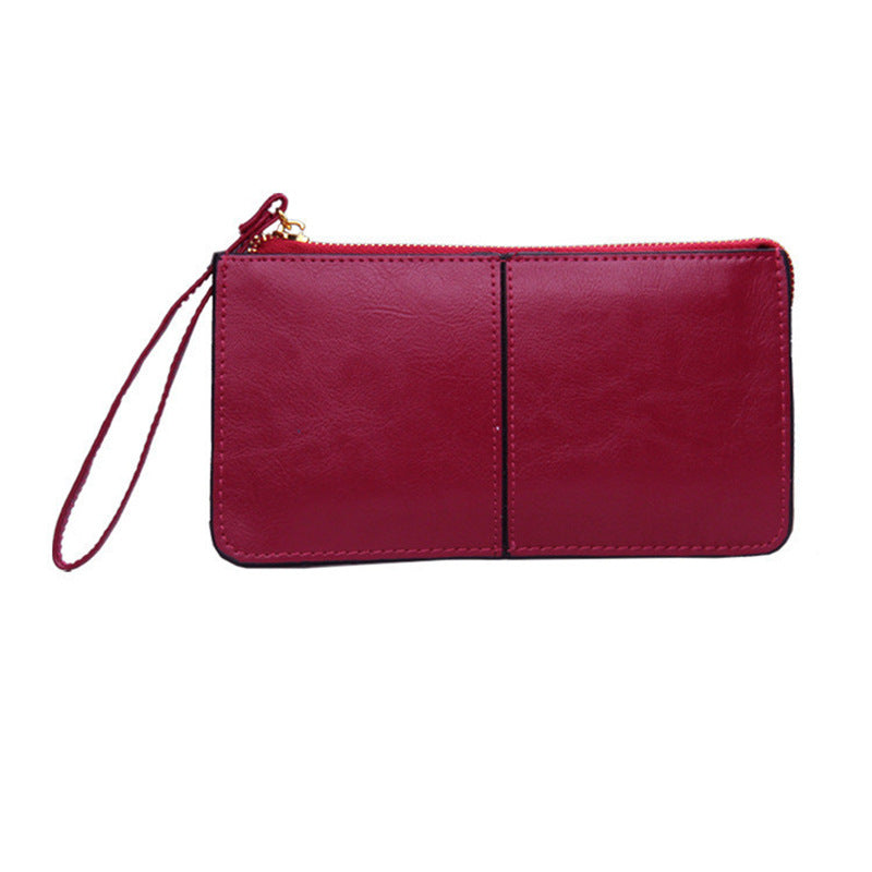 Camila Leather Wristlet