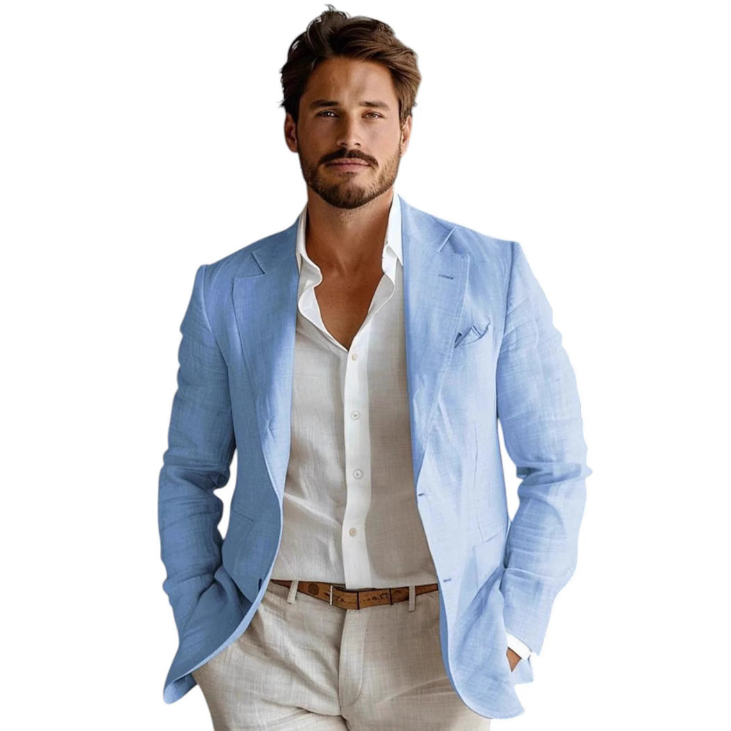 Men's Spring Jacket Business Suit Plus Size British