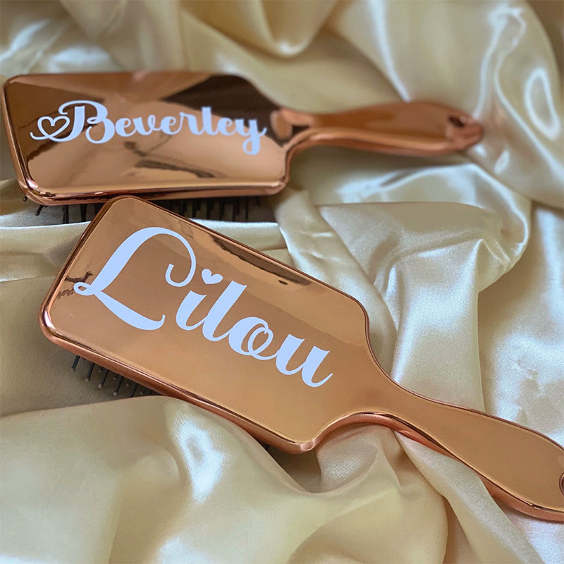 Personalized Name Hairbrush Wedding Bridesmaid Airbag Hairbrush Birthday Gift Christmas Valentine's Day Gift