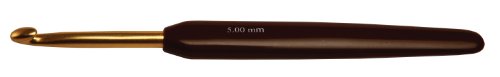 KnitPro Gold Aluminium Crochet Hook soft grip