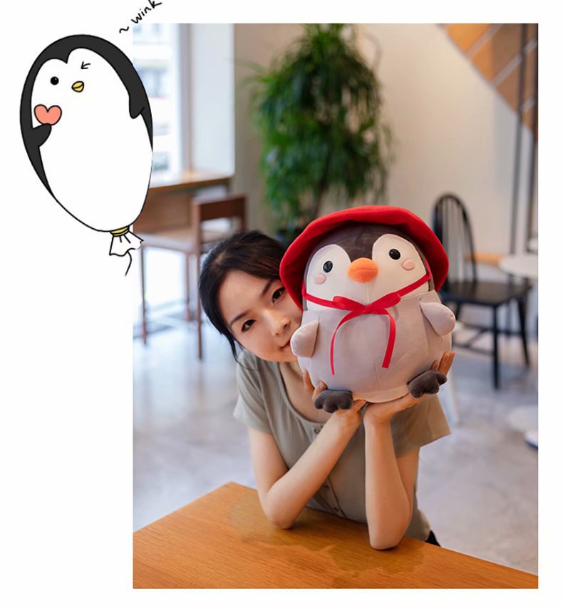 Penguin doll plush toy children's day gift