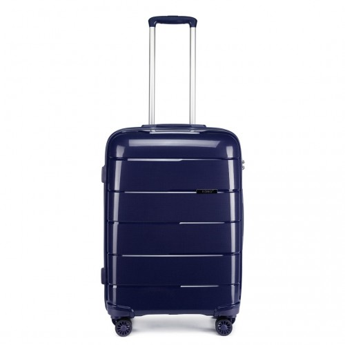 K1997L - KONO 20 INCH CABIN SIZE HARD SHELL PP SUITCASE - NAVY