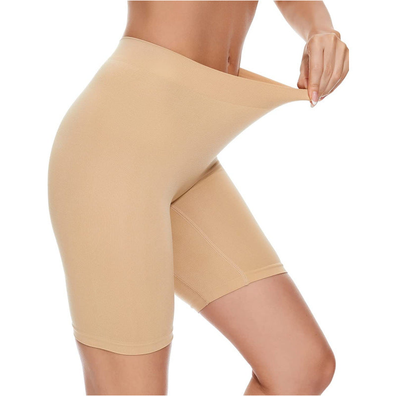 Tight-fitting Tummy-control High-waisted Capri Pants
